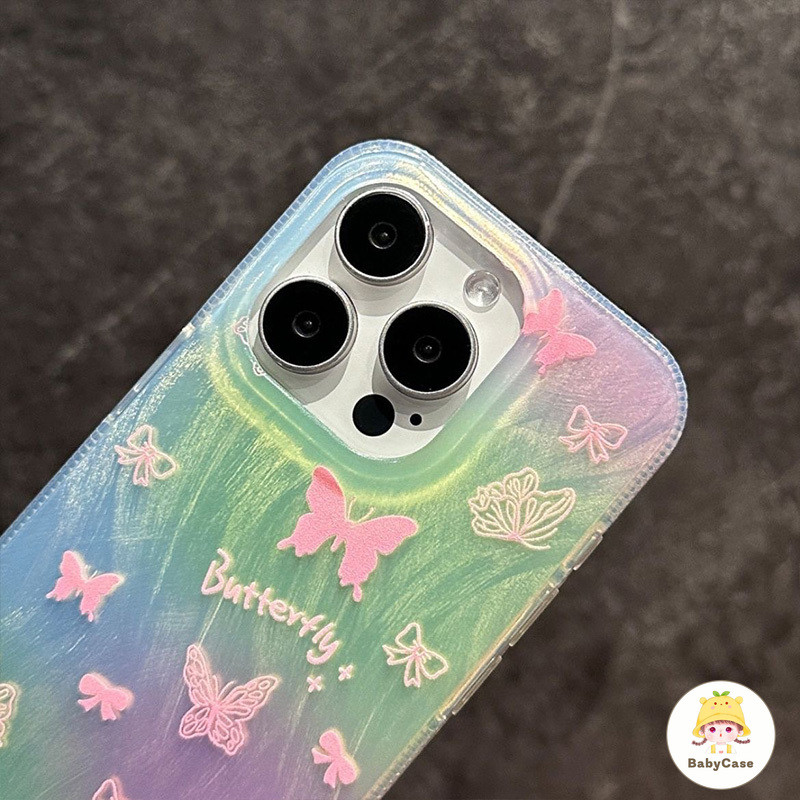 โบว์ผีเสื้อโรแมนติกนุ่ม เคสSamsung A05 A15 A04s A12 A05s A14 A23 A25 A32 A34 A53 A51 A21s A03 A20 A50 A33 A13 A11 - รูปที่ 7