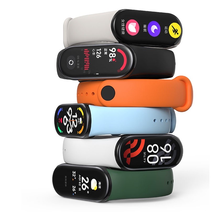 For Xiaomi Smart Band 10 9 8 สายรัดซิลิโคนอัจฉริยะสําหรับ Mi band 8 9 10 MiBand NFC แถบสปอร์ตกันน้ําแบบนุ่ม - รูปที่ 2