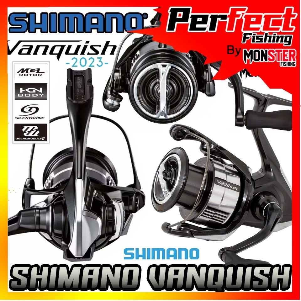 รอกตกปลา รอกสปินนิ่ง SHIMANO VANQUISH ปี 2023 (มีให้เลือกหลายเบอร์)