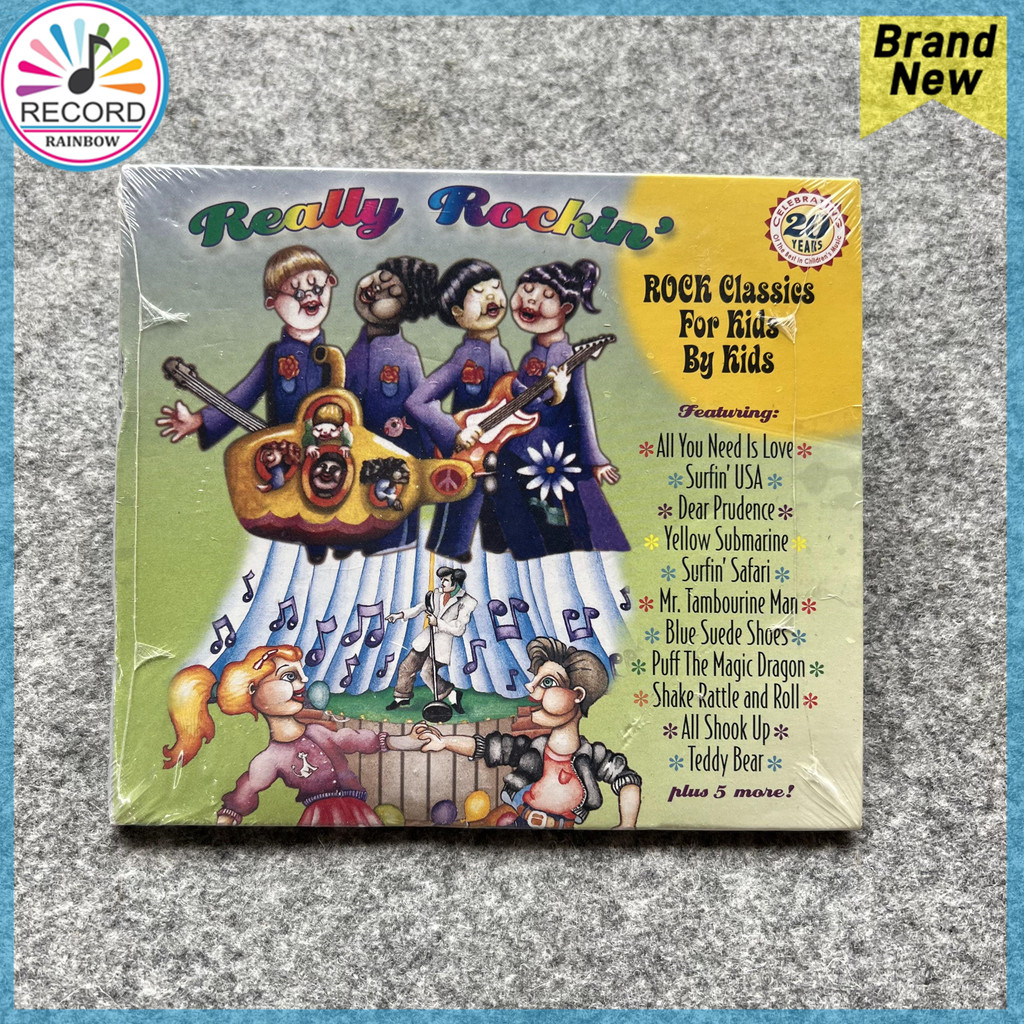 Really Rockin': Classic Rock for Kids By Kids Original CD Album [Sealed] Brand New VN IP0306-TH