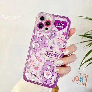 การ์ตูนหมีน่ารัก ลูกอมหมีน่ารัก OPPO A16 A54 A38 A18 A17 A5s A15 A12 A58 A7 A3s A5 A57 A9 A78 A17K A53 A33 A35แฟนซี เคส