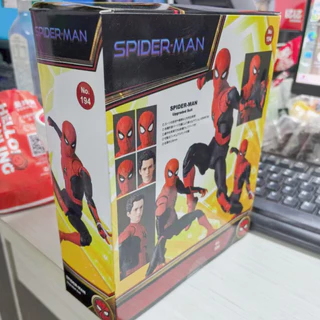 Ct ของเล่น Mafex Spider Man No.194 Action Figure SHF Miles Morales CT ของเล่น Mafex147 Symbiote Spiderman Noir
