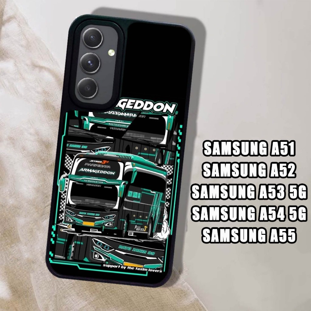HP Heavencase Glossy Case, Samsung A51 A52 A53 A54 A55 Case, Cool Basuri Tellet Bus Motif - Glossy C