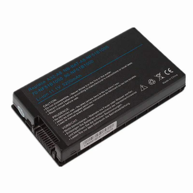 6 cells Battery for ASUS A32-A8 A72DY A8Z F8 F8S A8A F8Sa Z99J A8E A8F A8Fm F8V A8H A8H X80 X80H A8J