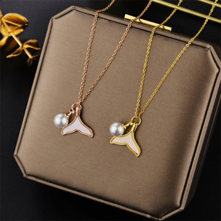 สีขาว Fritillaria Fishtail หญิงอินเทรนด์ Influencer Pearl Cl…