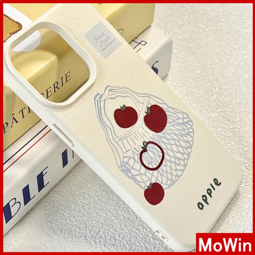 Movin - เคส iPhone 16 Pro Max iPhone 11 เคสหนังเนื้อนิ่มสีแคนดี้ TPU เชอร์รี่น้อยน่ารัก Compatible With iPhone15 Pro max 14 13 12 Pro max XS XR 7 Plus 8 Plus
