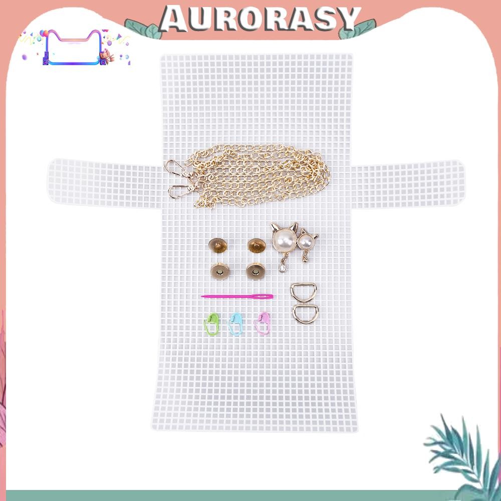 [AS] Diy วัสดุชุด DIY กระเป๋าสะพายไหล่อุปกรณ์เสริมเครื่องมือแผ่นกรอบพลาสติก