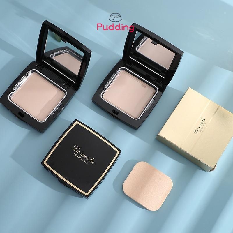 🥥Pudding🥥COD-ในไทย🛒 Clear Concealer Pressed Powder Moisturizing Oil Control Pressed Powder Setting P