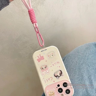 หมีน่ารักคู่เคสโทรศัพท์สําหรับiPhone 16 15 14 13 12 11 Pro Max X Xr XsMax 7 8 Plus SE2020