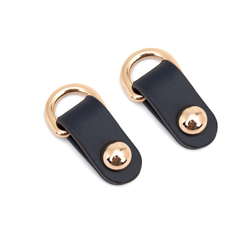 D หัวเข็มขัดอุปกรณ์ฮาร์ดแวร์ตกแต่งมัลติฟังก์ชั่น Link DIY 2 ชิ้น PU เปลี่ยนสายกระเป๋า
