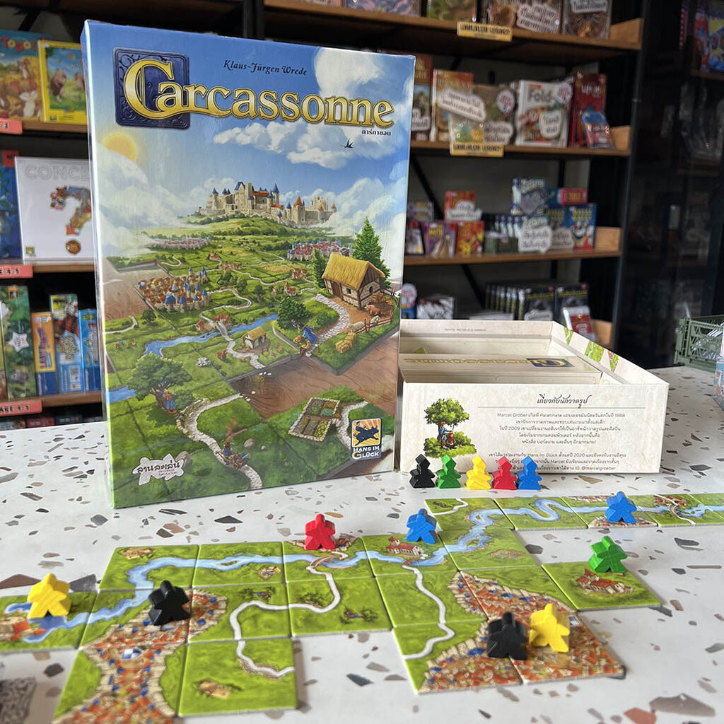 Carcassonne การ์กาซอน [เวอร์ชั่นภาษาไทย] Board Game บอร์ดเกม