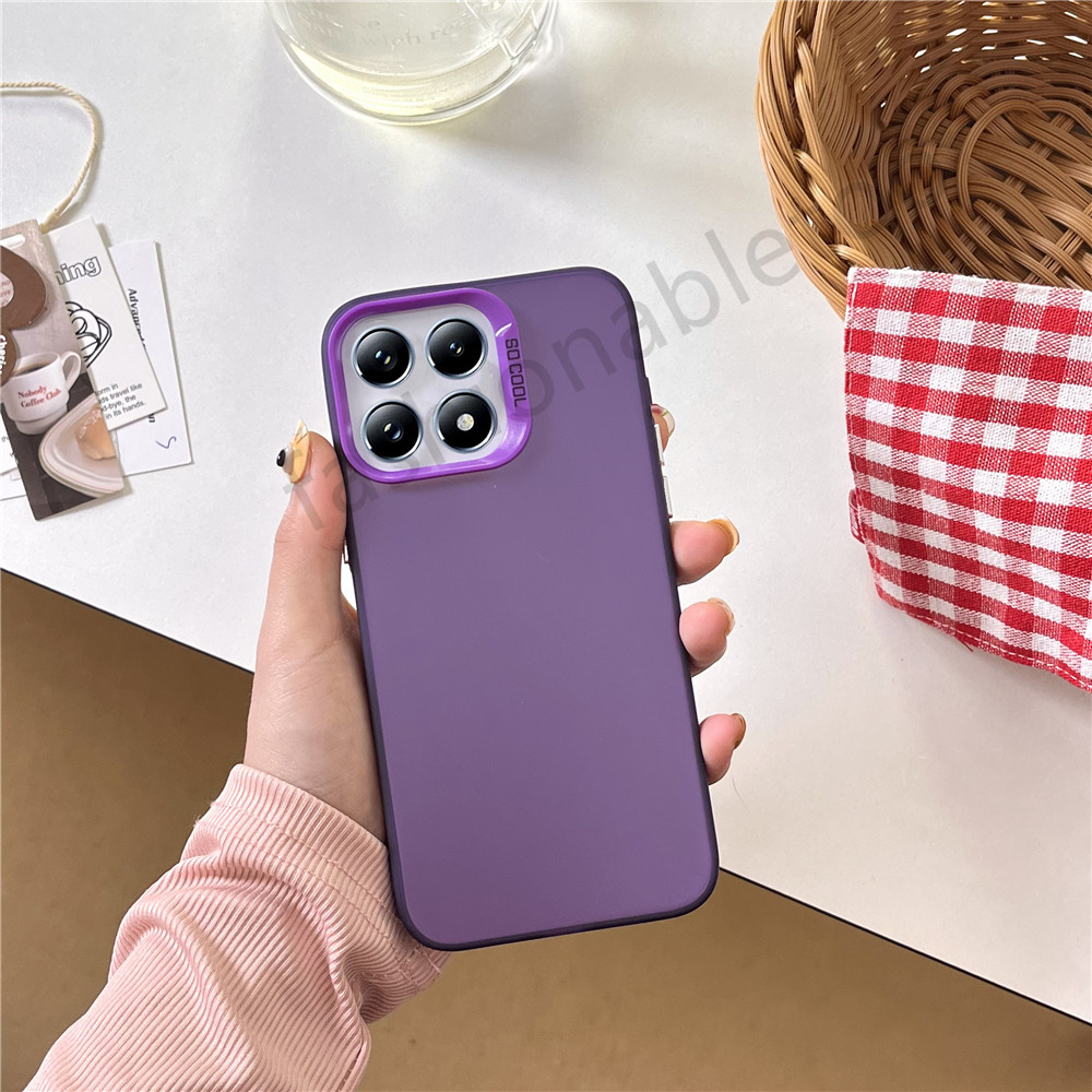 ปลอกสําหรับ Xiaomi 14T pro 14tpro 14 Ultra 14pro 1 4 Xiaomi14T pro Xiaomi14Tpro Xiaomi14Ultra Frosted Hard เคสโทรศัพท์แฟชั่น Minimalist เลเซอร์กันกระแทกปกหลัง