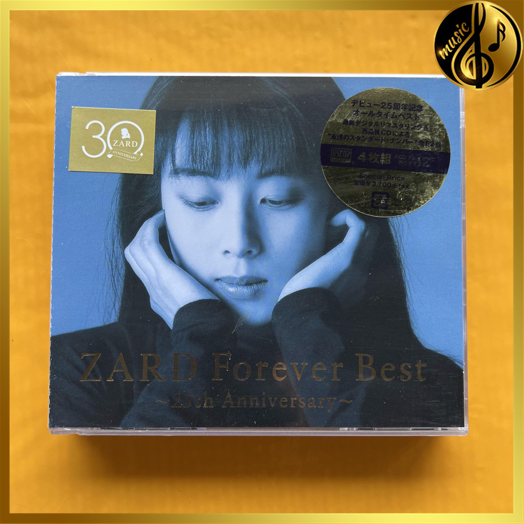 Sakai Izumi ZARD Forever Best 25th Anniversary 4CD CD Album [ปิดผนึก] ใหม่เอี่ยม