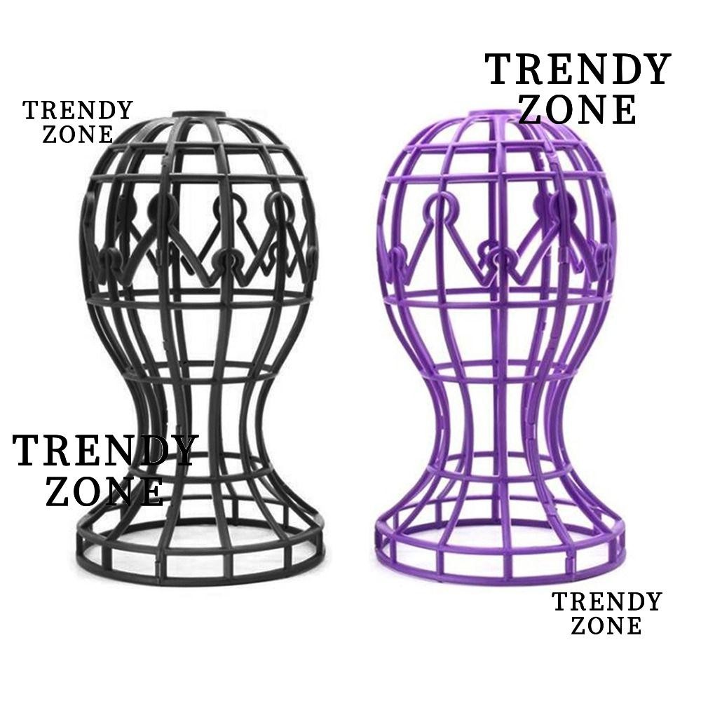 แนวโน้มyzone ขาตั้งหัววิกผมที่ถอดออกได้โคมไฟรูปร่างผู้ถือพับชั้นเก็บ