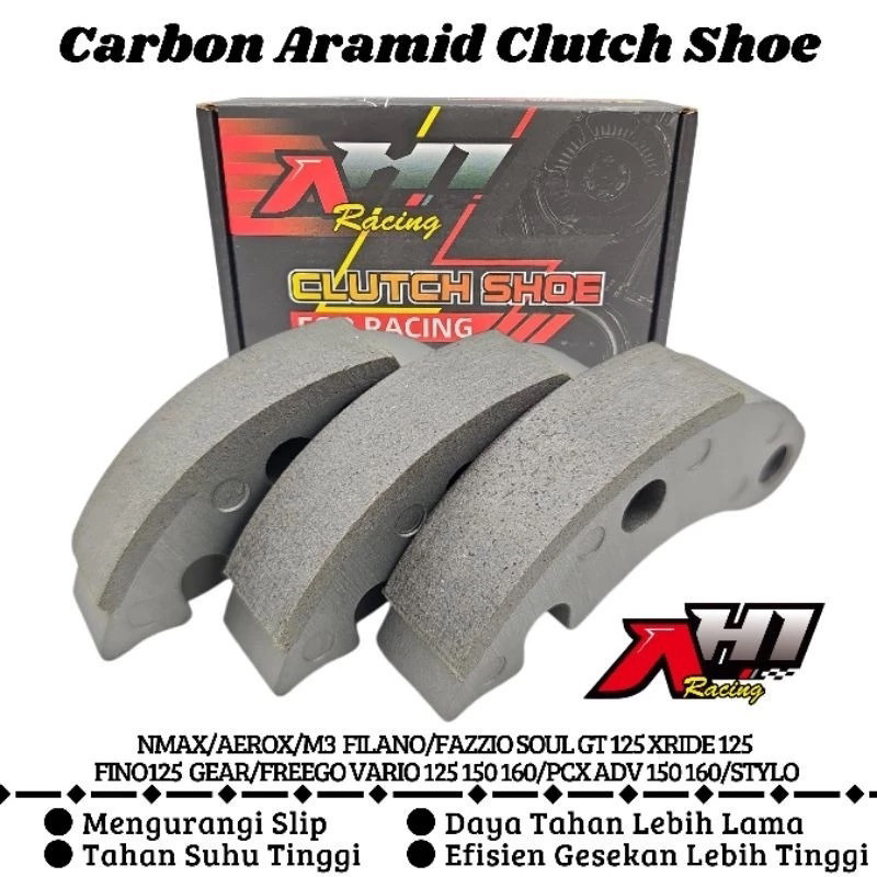 คาร์บอนคู่ ARAMID CAMPAS NMAX 150 155 AEROX 155 MIO M3 FILANO FREEGO FINO XRIDE SOUL GT 125 MIO GEAR FAZZIO MIO Z MIO S AH1 RACING ORIGINAL