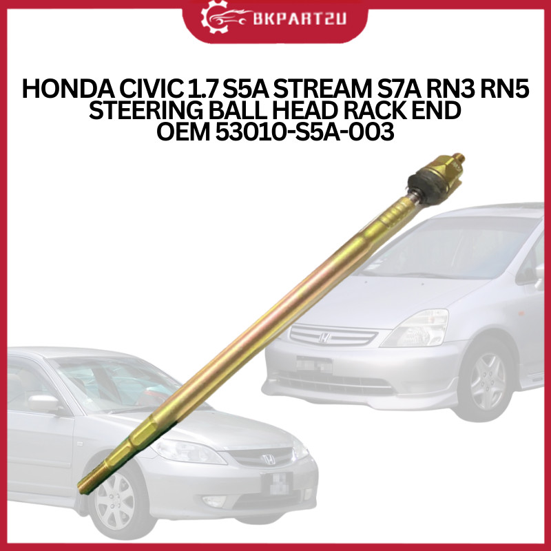 HONDA CIVIC 1.7 S5A STREAM S7A RN3 RN5 (2000-2005) STEERING BALL HEAD RACK END OEM 53010-S5A-003