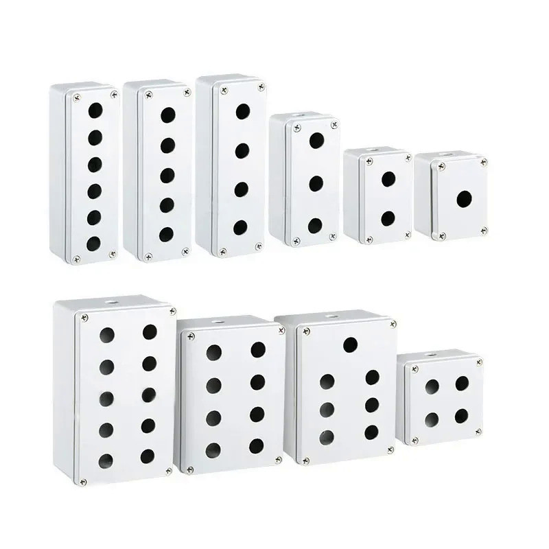 Button switch waterproof box22mm elevator emergency stop self-locking start stop control box plastic