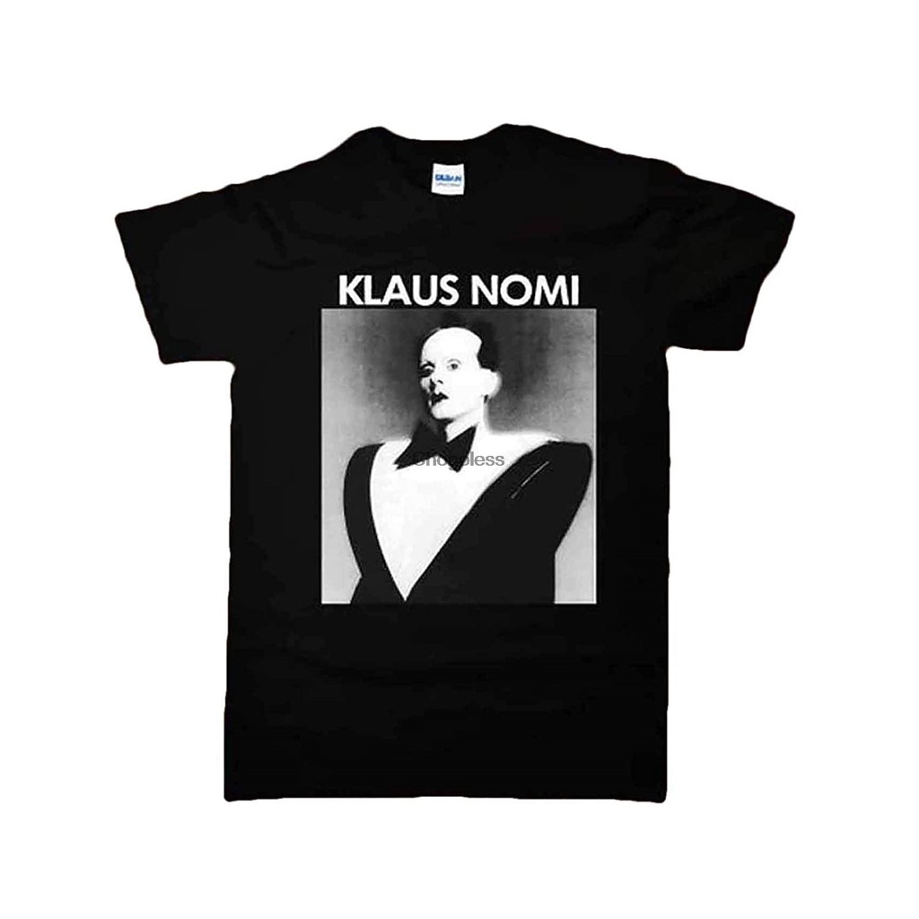 Klaus Nomi M9 Graphics Tops เสื้อยืดผู้ชาย