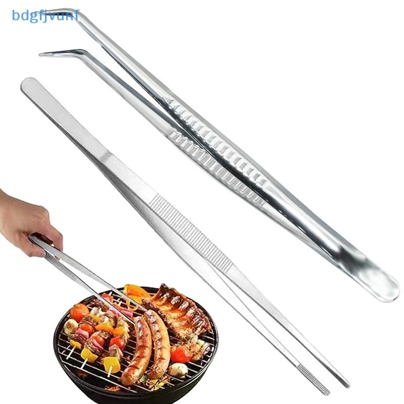 Bdgf 20/25/30 ซม.แหนบบาร์บีคิวแหนบอาหารคลิป Gadgets สแตนเลส Churrasco แหนบคลิปบุฟเฟ่ต์เครื่องมือบาร์บีคิว TH