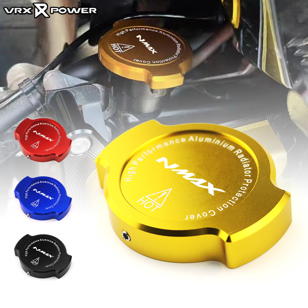 สําหรับ YAMAHA N-MAX NMAX 155 v1 v2 หม้อน้ําหล่อเย็นหมวก CNC ท่อหม้อน้ําฝาครอบปั๊มด้านบน