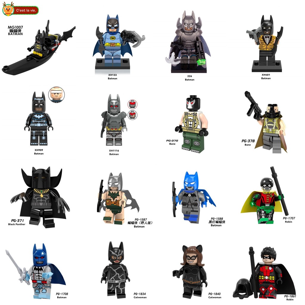 Superheroes Minifigures ตุ๊กตา Batman ของเล่นของขวัญรุ่น