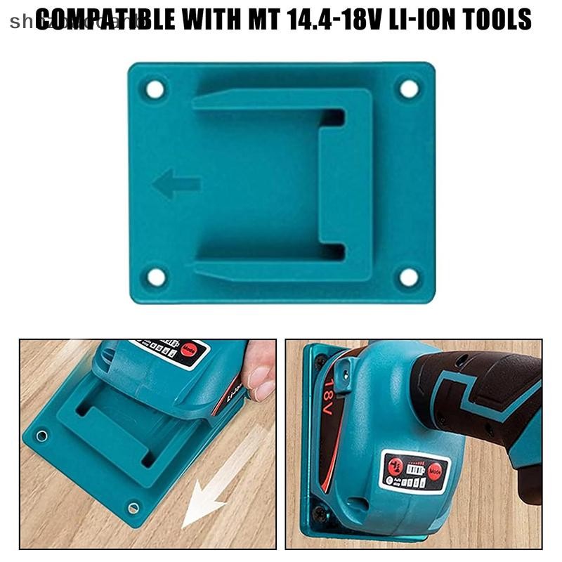 [SHNZFF] ที่วางเครื่องมือ Dock Mount 18V อุปกรณ์ยึดเจาะที่วางเครื่องมือเคสที่เก็บเครื่องสล็อต YBUI