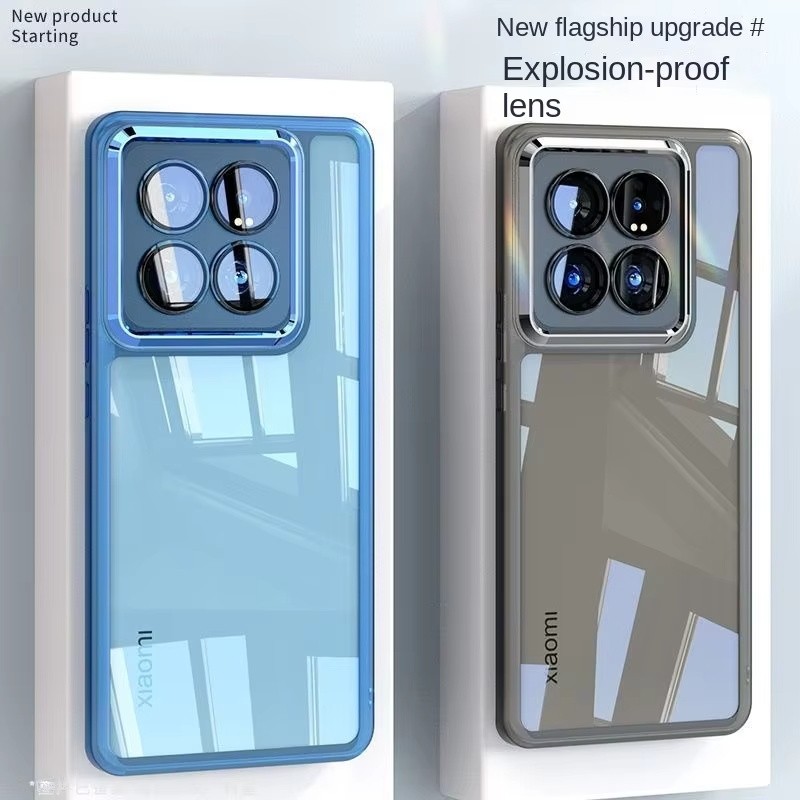 ปลอกสําหรับ Xiaomi Mi 14T Pro กรณี Soft TPU โปร่งใสเลนส์ป้องกันปกหลังเคสโทรศัพท์สําหรับ Xiaomi Mi14T 13T 12T 11T Pro เคสโทรศัพท์