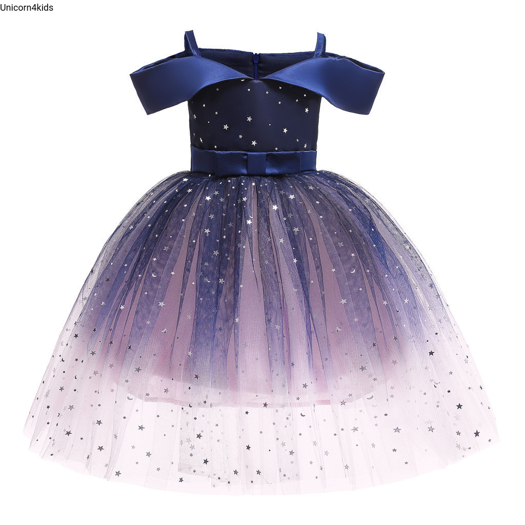 UNICORN4KIDS พร้อมส่ง ชุดราตรีเด็ก ชุดออกงานเด็กหญิง สไตล์เจ้าหญิง no.v03
