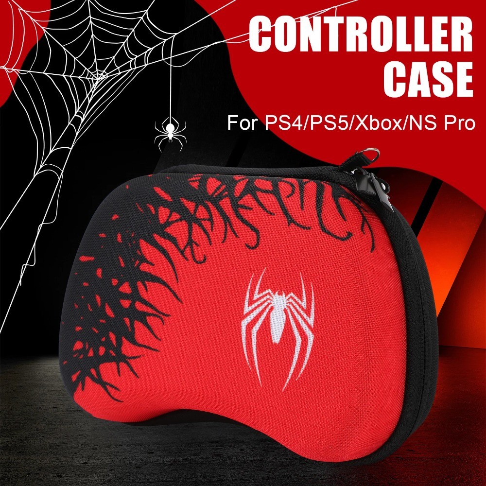 Eva Hard Gamepad แบบพกพากระเป๋าซิปกันกระแทก Controller กล่องเก็บป้องกันสําหรับ Xbox One/Switch Pro/PS3/PS4/PS5/PS5 Slim Pro