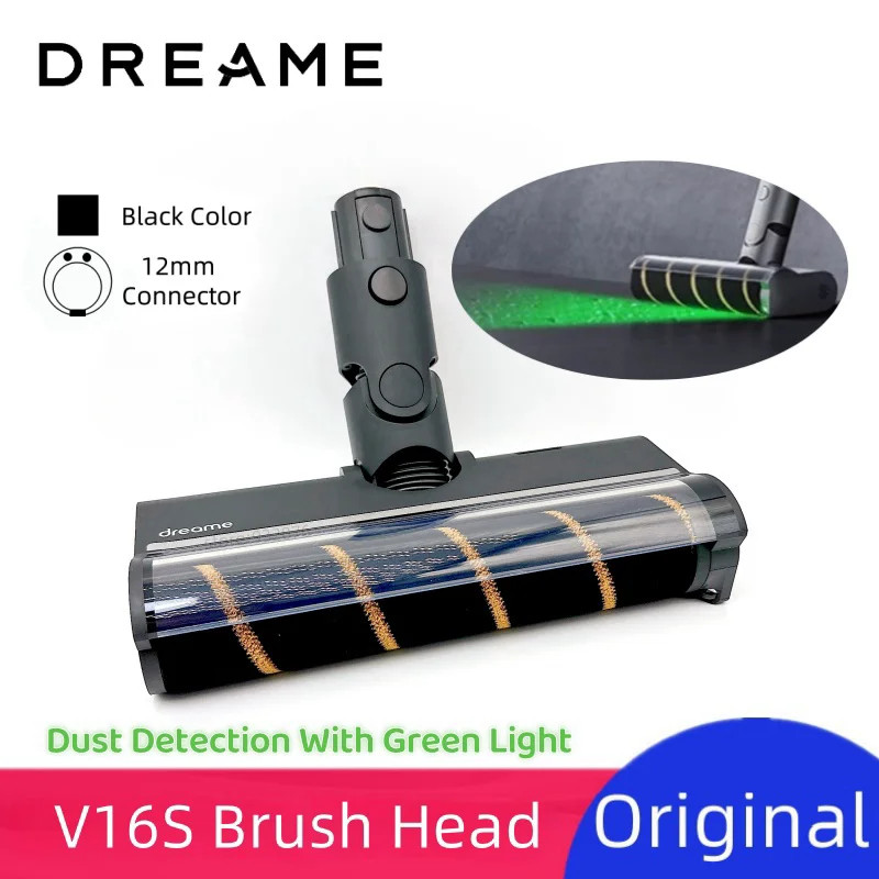 Original Dreame R10 Pro Hard Floor Brush Unit Assembly แสงสีเขียวสําหรับ V12 V16S T20 T30 เครื่องดูดฝุ่นไร้สายแบบใช้มือถือ