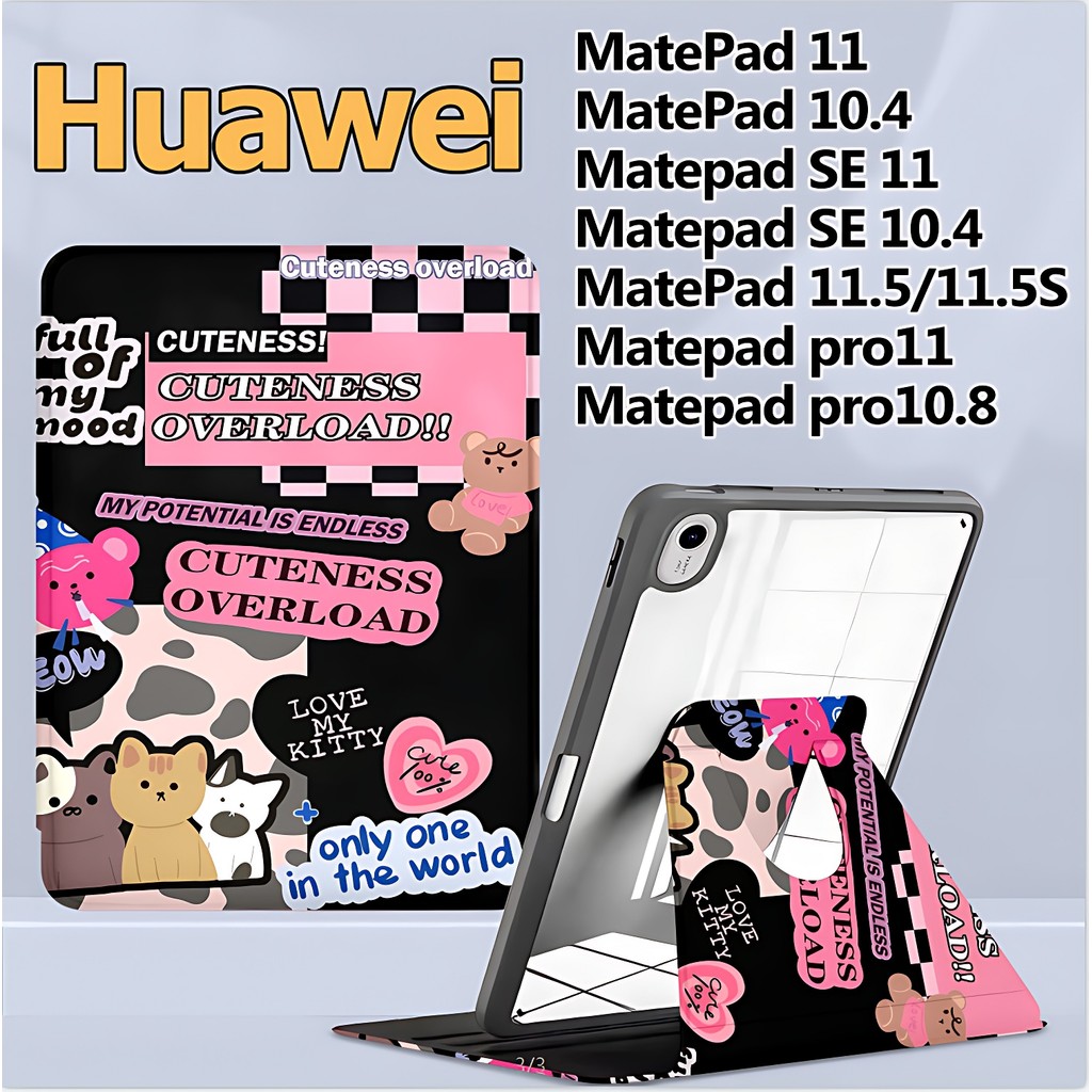 [พร้อมส่งจากไทย]360° rotation เคส Huawei MatePad 11 Pad10.4 เคส หัวเว่ย Matepad SE11/SE 10.4 หัวเว่ย