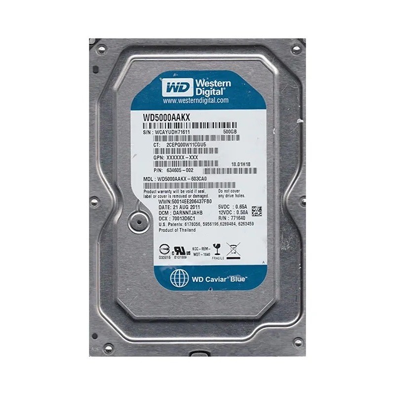 HDD Wester Digital WD5000AAKX-603CA0 500GB.