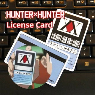 ร้านคนไทย！ hunter x hunter card สติ๊กเกอร์การ์ดเกม ใบอนุญาต ลายการ์ตูนอนิเมะ MRT ATM แบบPVC