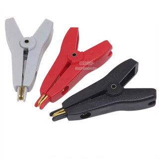 5A ทองแดงบริสุทธิ์ Gold-Plated จระเข้คลิปทดสอบคลิป LCR Celf …