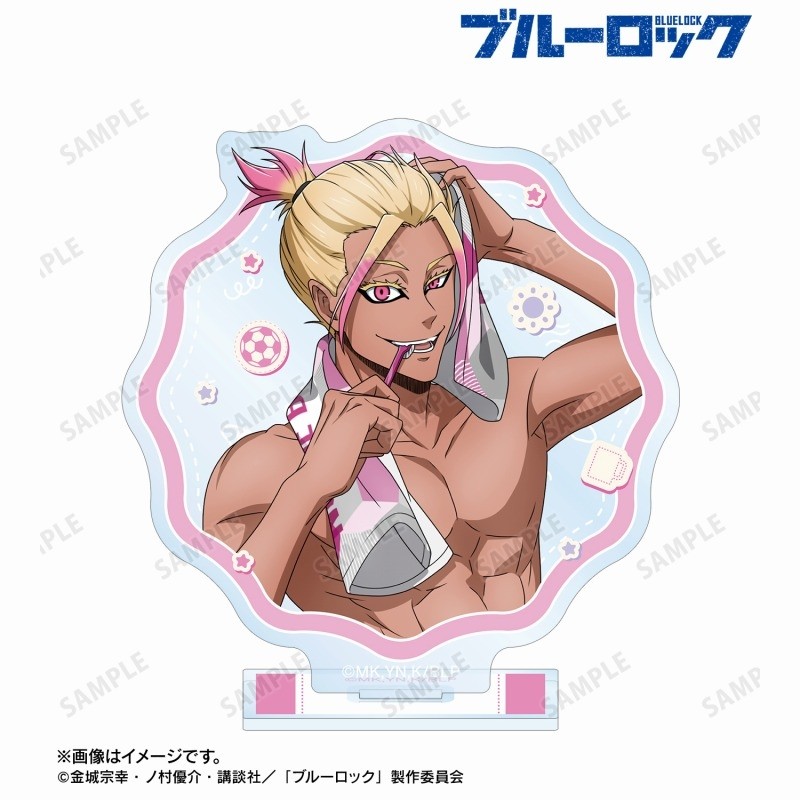 BLUE LOCK แผ่นตกแต่งโต๊ะกิจวัตรยามเช้ายืน Shidou Ryusei คอลเลกชันเครื่องประดับ Hiori You ตุ๊กตาอะคริลิค Mikage Reo รุ่น - รูปที่ 7