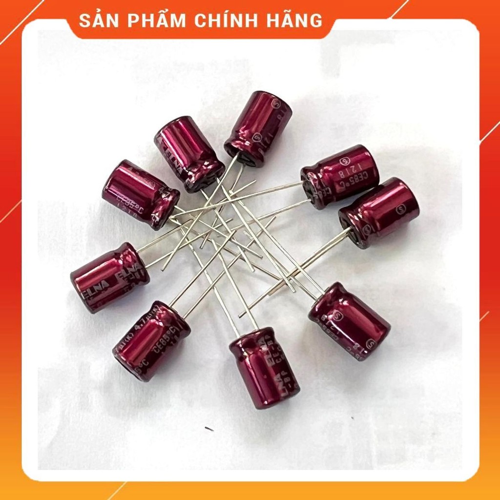 [ 2 ชิ้น ] ตัวเก็บประจุ Elna CE-BP 50V 4.7UF, 50V4.7UF, 4.7UF 50V, 4.7UF50V (โพลาไรซ์ 8x11.5mm )