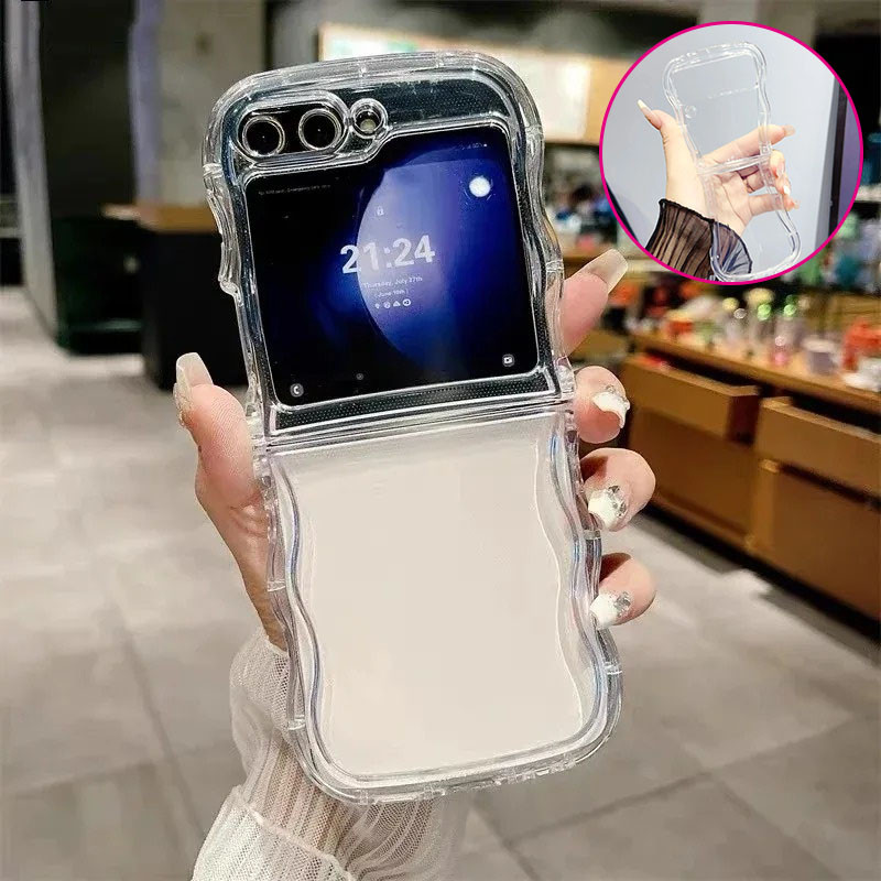 Slim หนังเคสโทรศัพท์สําหรับ Samsung Galaxy Z Flip 7 Flip 7FE Z Flip 6 Z Flip 5 Z Flip 4/3 ฝาครอบกันกระแทก