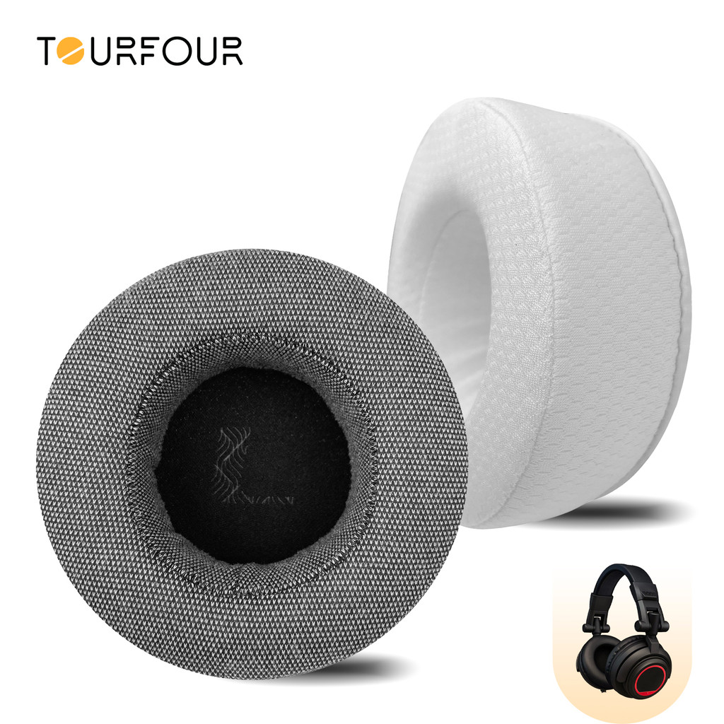 TOURFOUR เปลี่ยนแผ่นรองหูฟังสําหรับ Maono AU-MH501 หูฟังแผ่นรองหูฟังแถบคาดศีรษะ