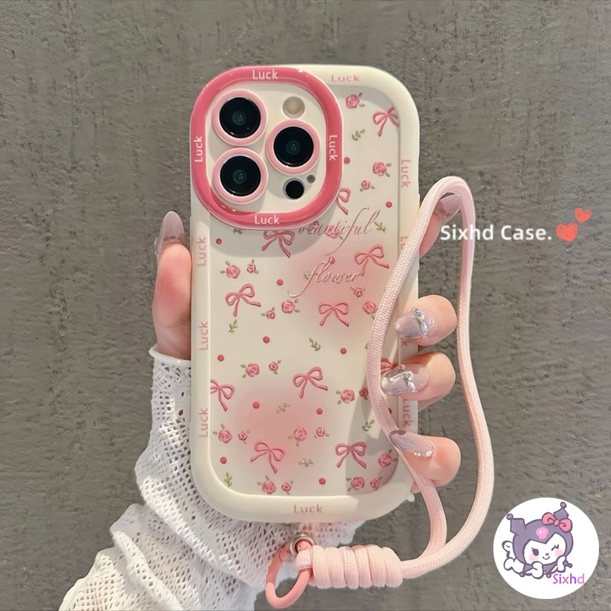 สําหรับ infinix Tecno Spark Go 2024 20C 30C 10C สมาร์ท 8 8Pro 9 9HD Hot 50 40i 50i 30i 20i A70 หมายเหตุ 30 40 PRo + Hot 11 10 9 Play เคสโทรศัพท์สีลูกกวาดสีชมพูน่ารักเรียบง่ายโบว์นุ่ม