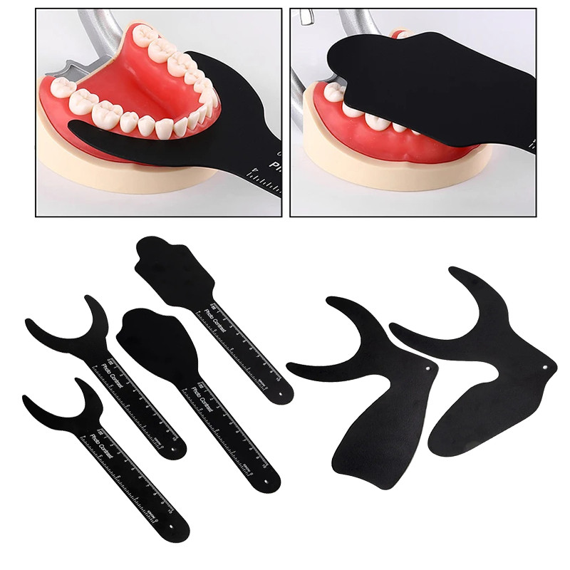 1pcs Autoclavable ทันตกรรม Photo Contrast สีดําพื้นหลัง