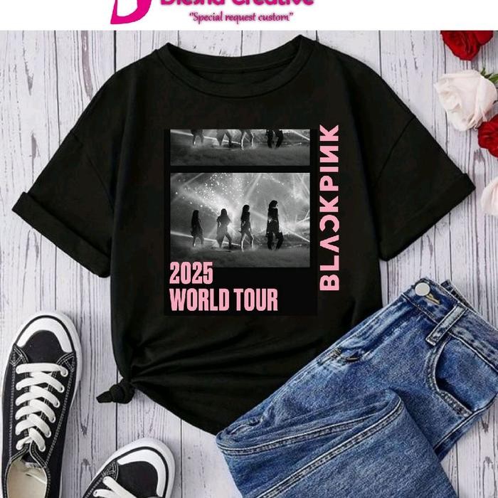 เสื้อยืด Blackpink worldtour 2025 - BP KPOP T SHIRT UNISEX