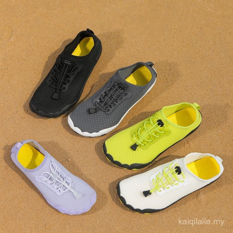Aqua แอโรบิกรองเท้า Quick-dry รองเท้าต้นน้ําลื่นตกปลารองเท้าโยคะนุ่มกีฬารองเท้าผู้ชายผู้หญิงยิมรองเท
