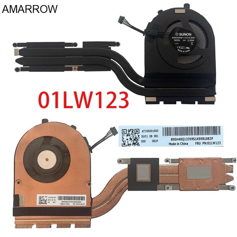 แล็ปท็อป CPU Cooler พัดลมสําหรับ Lenovo ThinkPad E480 R480 E580 01LW123/124 01LW125/126 01LW132/33/3