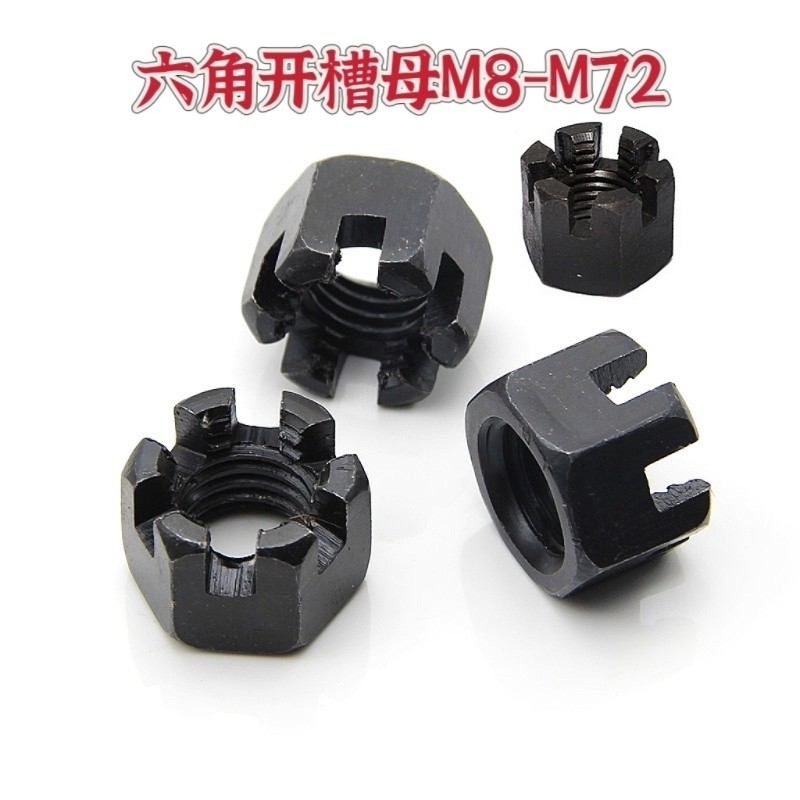 Slotted Nut/Slotted Nut/Extra Large Slotted Nut/Slotted Hex Nut/Fine หยาบ Slotted Nut M8-M72 B3R6