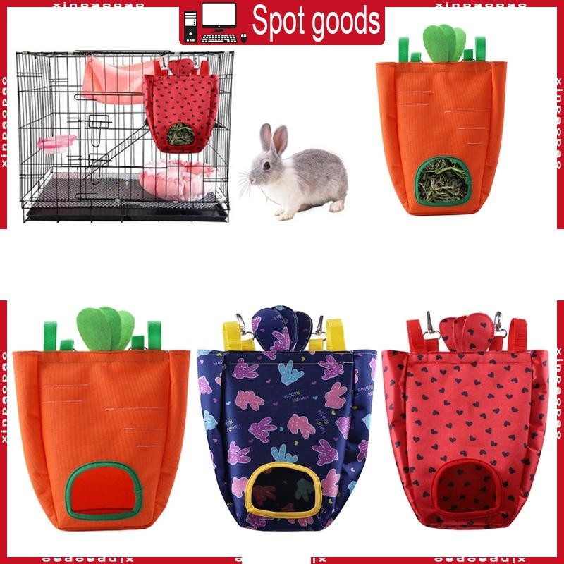 XI Rabbits สําหรับ Hay Feeder กระเป๋าสําหรับกรงกระต่าย Mess สําหรับถุงเก็บหญ้าแห้ง Sup
