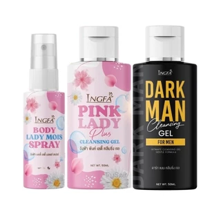 1แถม2 อิงฟ้า พิงค์ เลดี้ คลีนซิ่ง เจล INGFA PINK LADY CLEANSING GEL 50-150 ml. Spray