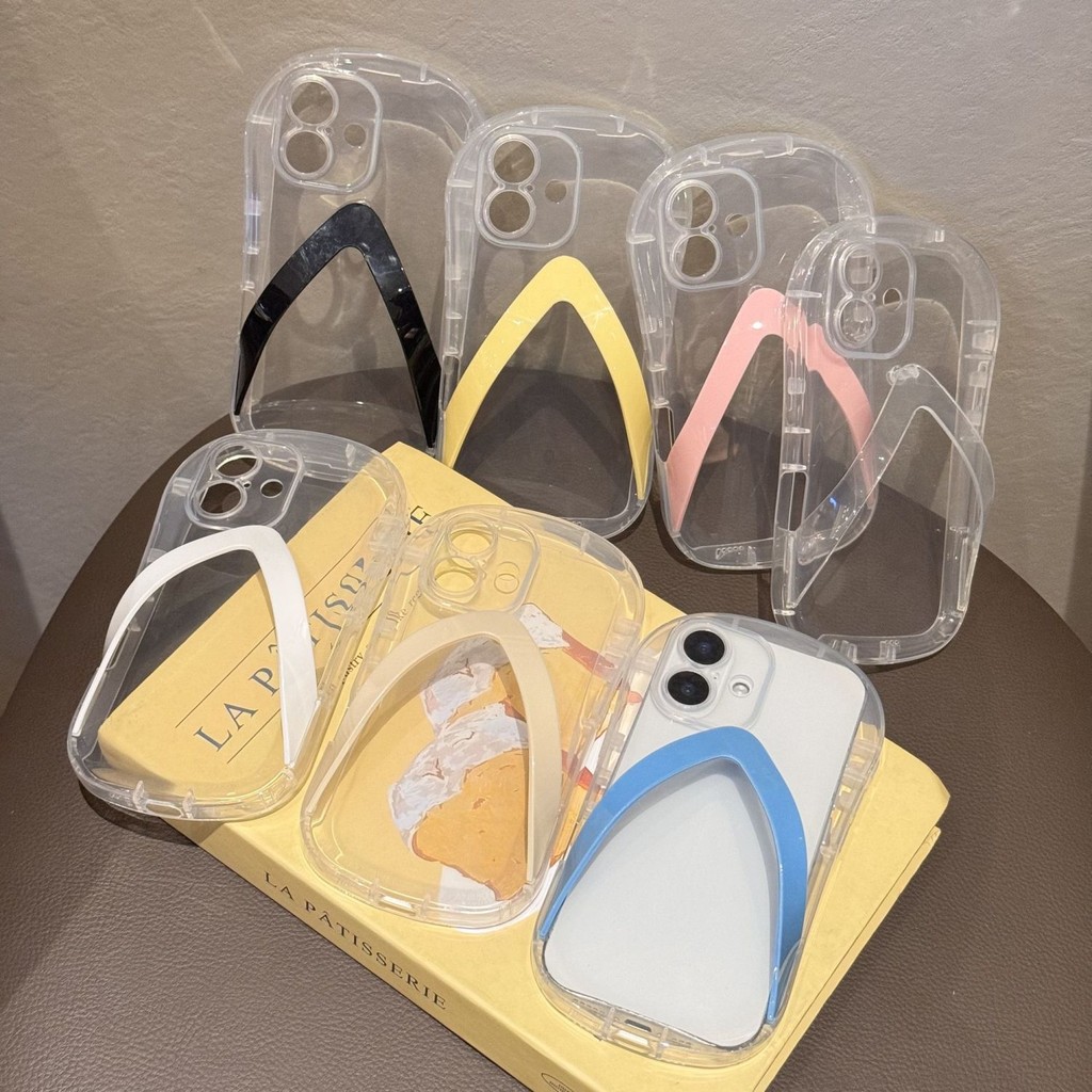 รองเท้าแตะตลกปลอกใสสําหรับiPhone 16 15 14 Plus 13 12 11 Pro Max Soft Caseคลุมทั้งหมด | TX TX