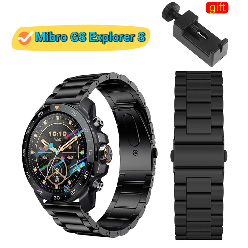 Mibro GS Explorer S strap สายโลหะสําหรับ Mibro watch GS Explorer S strap สายรัดข้อมือกีฬา