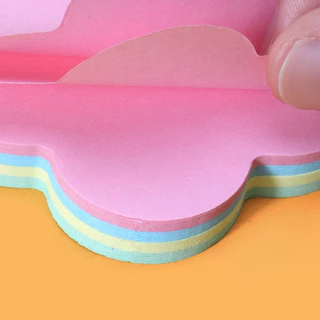 กระดาษโน้ต 100แผ่น/แพ็ค เครื่องเขียน สีพาสเทล กาวในตัว กระดาษโน๊ต Sticky note กระดาษโน้ตมีกาวในตัว