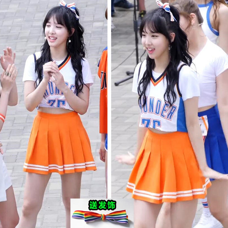 Twice女团 韩国组合演出服年会舞蹈服拉拉队啦啦操表演服Twice girl group Korean group performance costume20250721